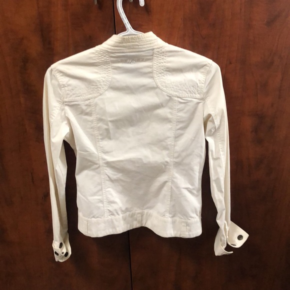 Guess, white light jean jacket, size S - Picture 4 of 4